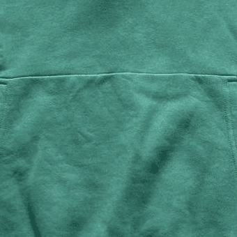 Terry fabric customizable men's hooded sweatshirt