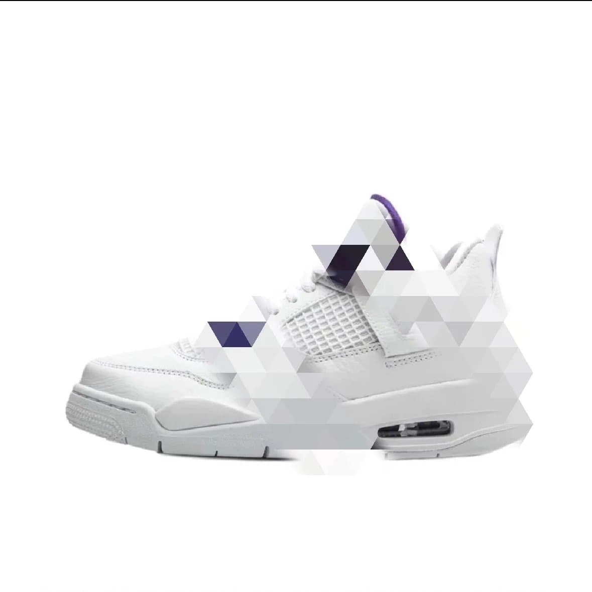 Air Jordan 4 Retro white purple GX