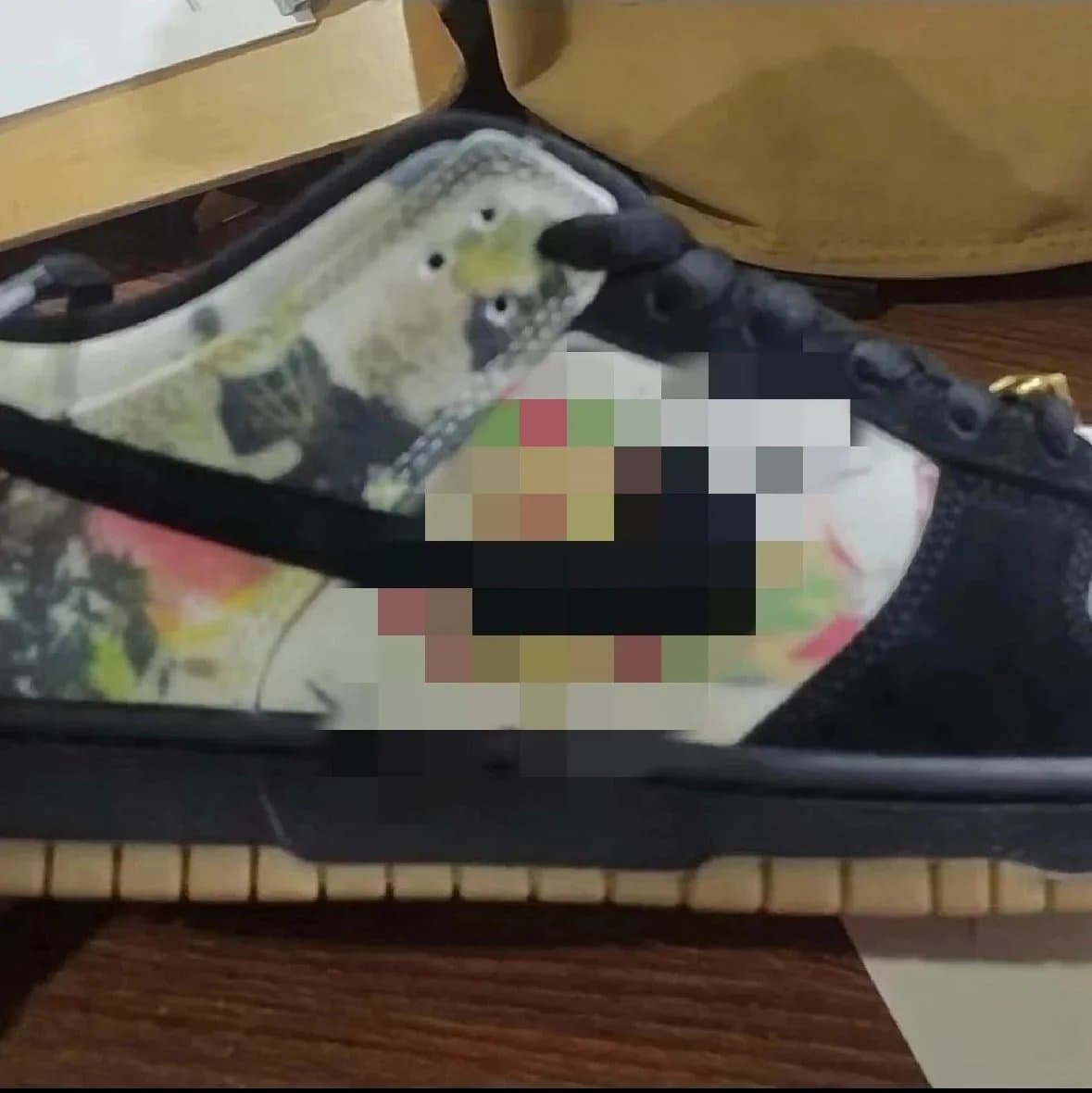Nike SB Dunk Low SUPERME oil painting M