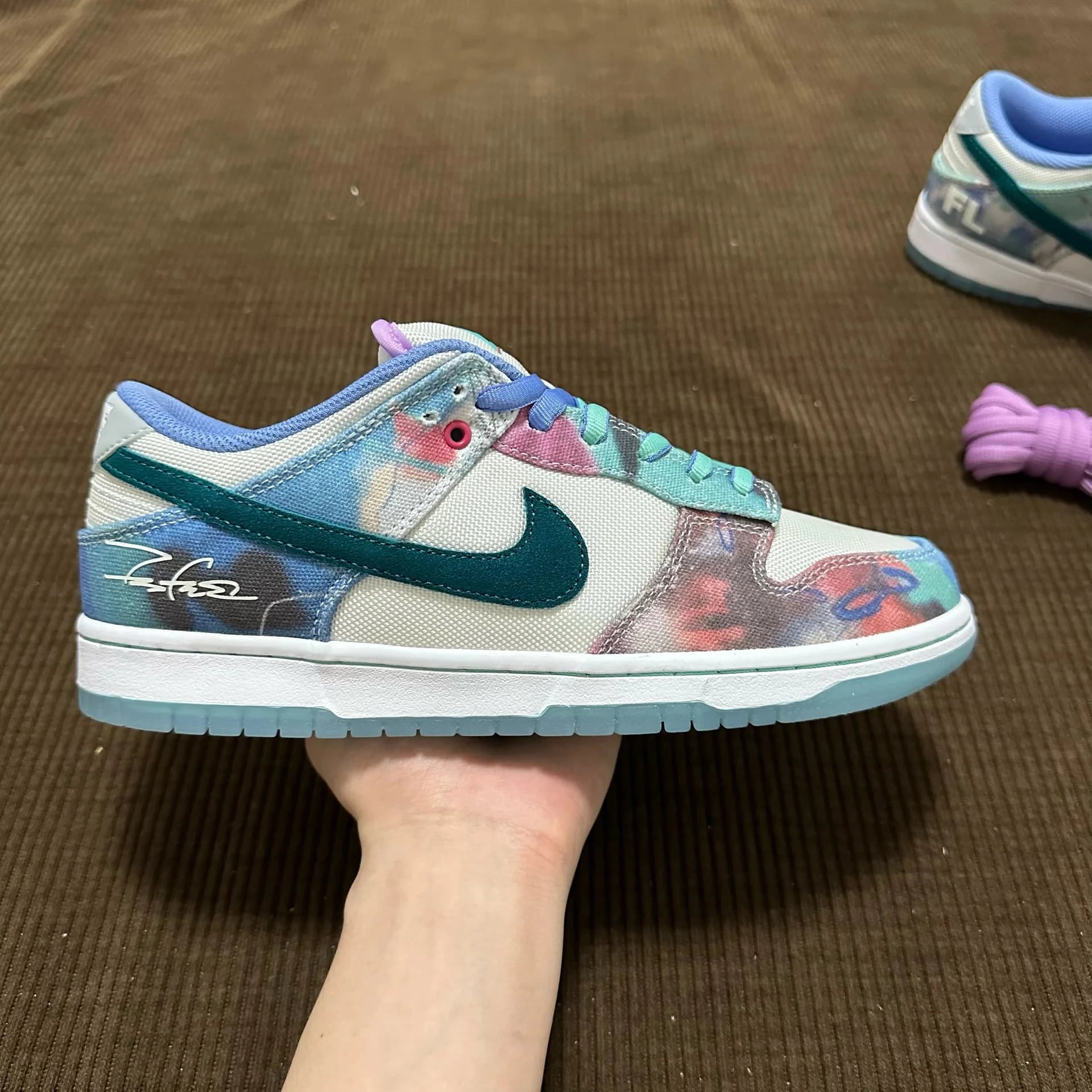 Nike SB Dunk Low FL joint white and blue M