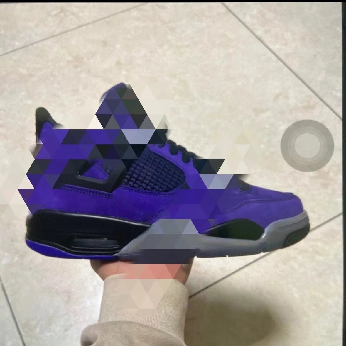 Air Jordan 4 Retro TS FF purple GX