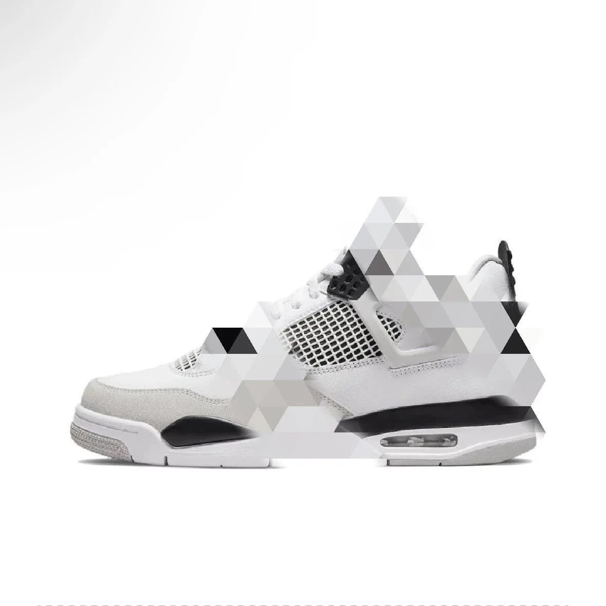 Air Jordan 4 Retro black and white GX