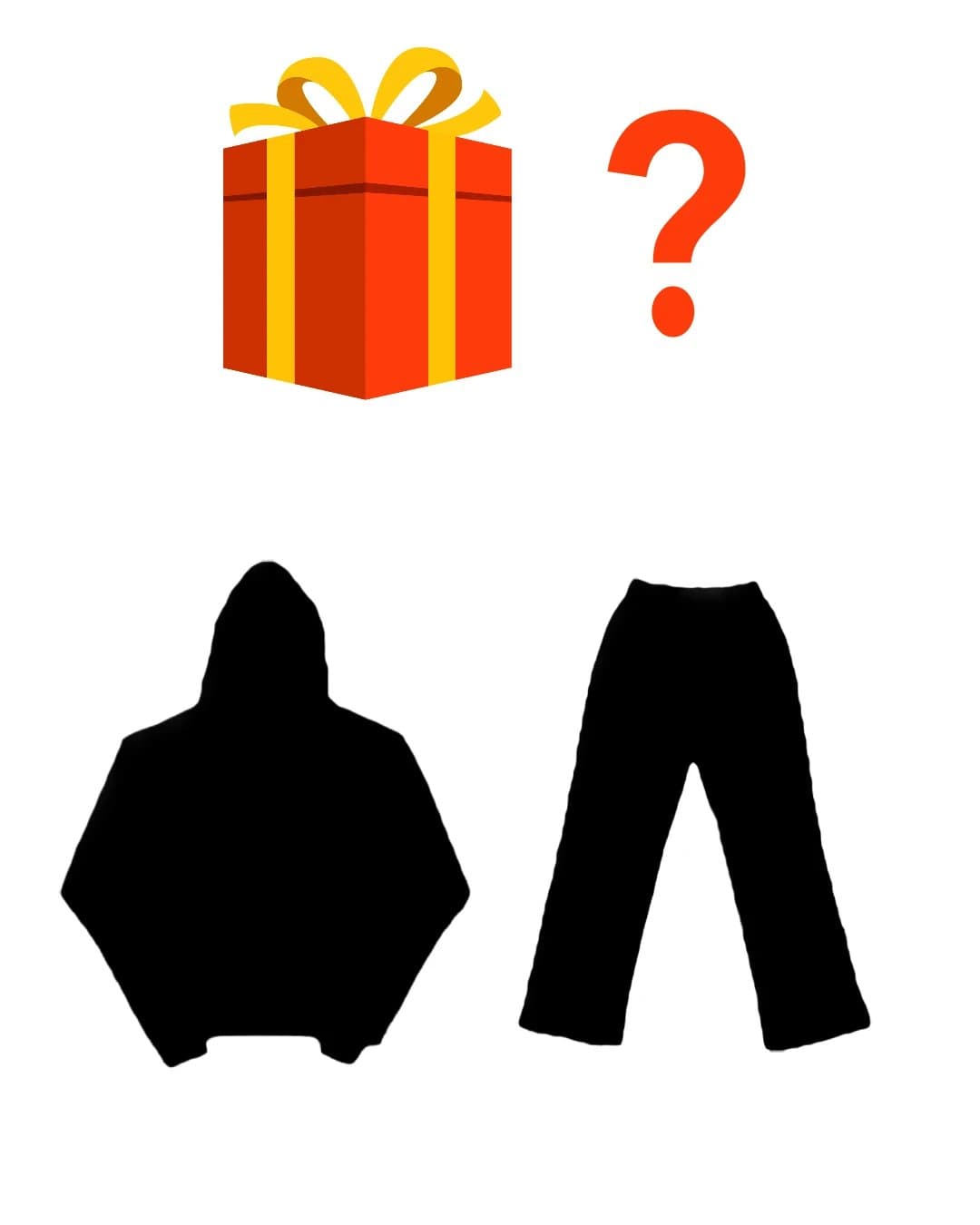 Sweatshirt and pants lucky bag random 3 sweatshirts or 2 sweatshirt pants