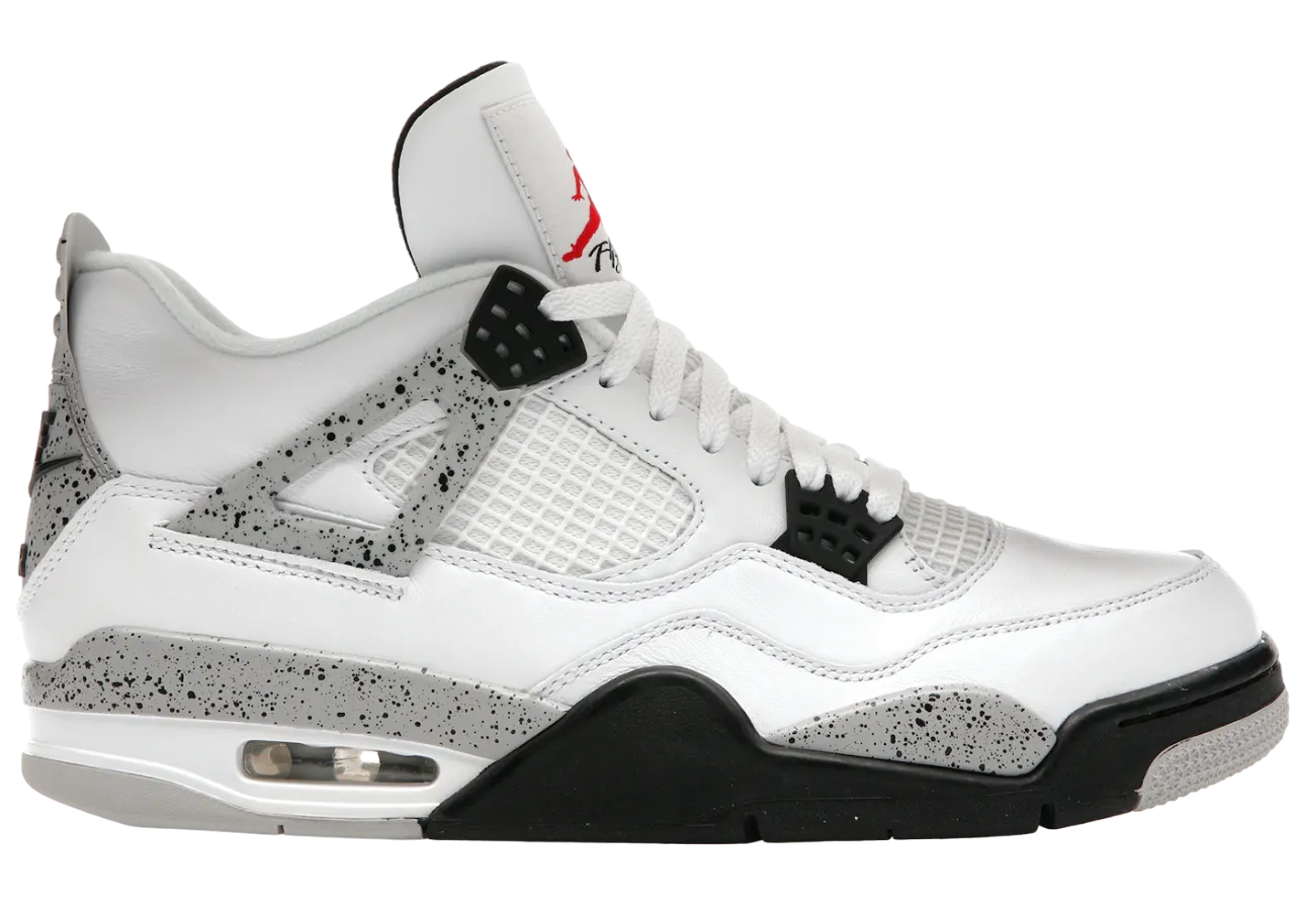 Jordan 4 white cement