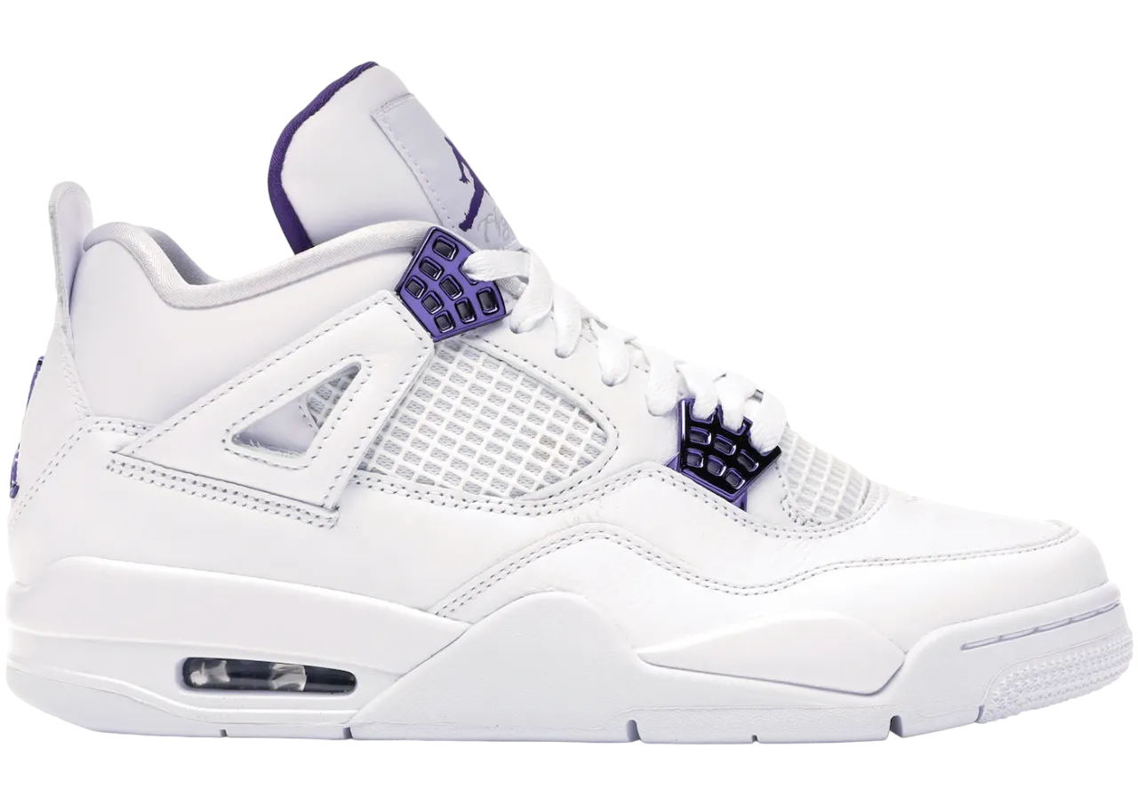 Jordan 4 purple metallic