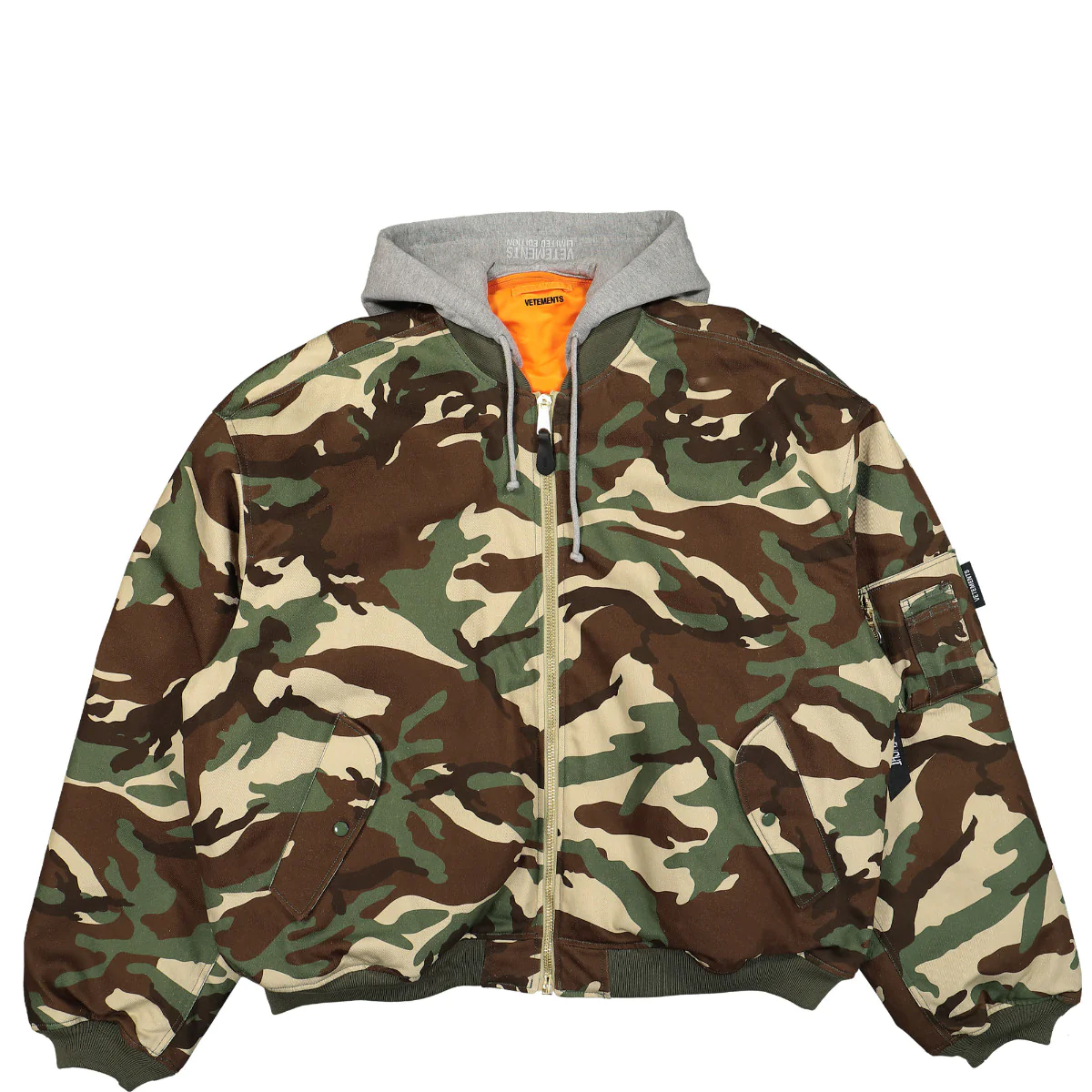 Vetements Camo Bomber Jacket