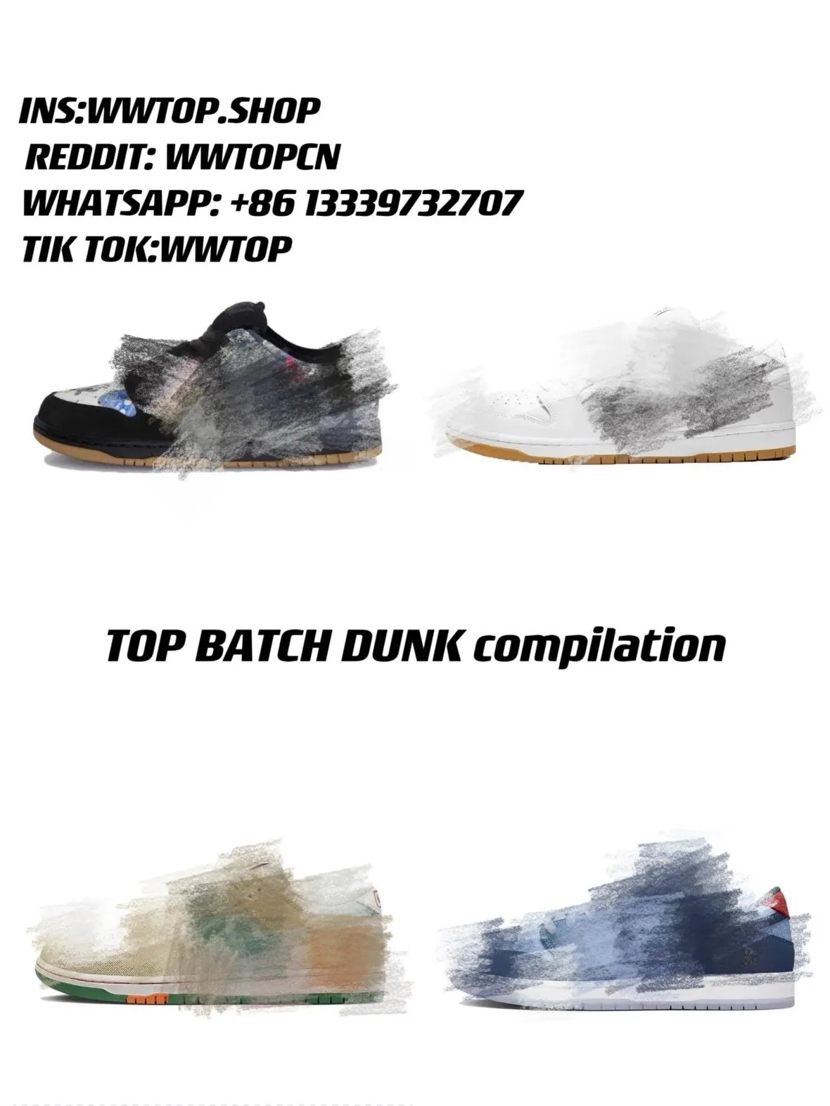 Top batch dunks alternative colors