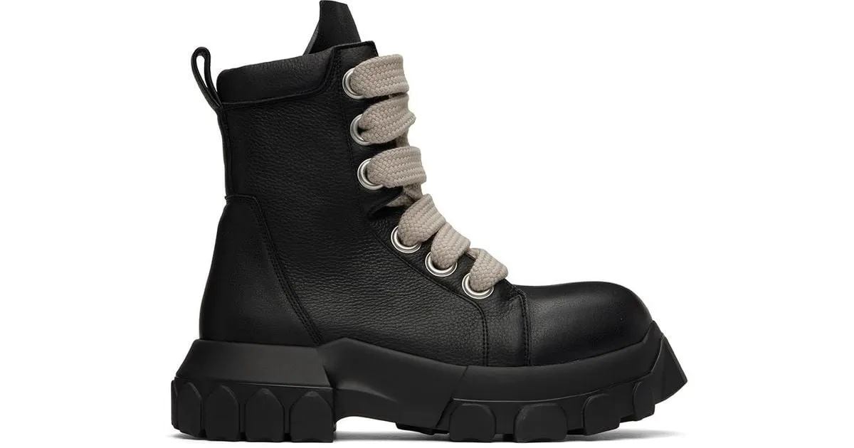 Rick Owens Jumbo Lace Tractor Boot (2 Styles)