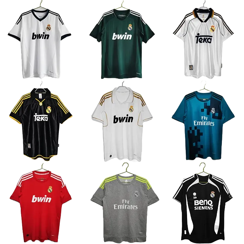 Football tees (Real Madrid, Barcellona, Real Betis, Kaizer Chiefs, Derby County, Ajax)