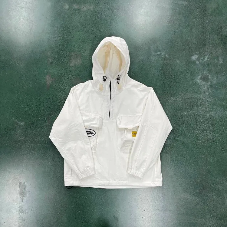 CORTEIZ JACKET SLANT POCKET WHITE