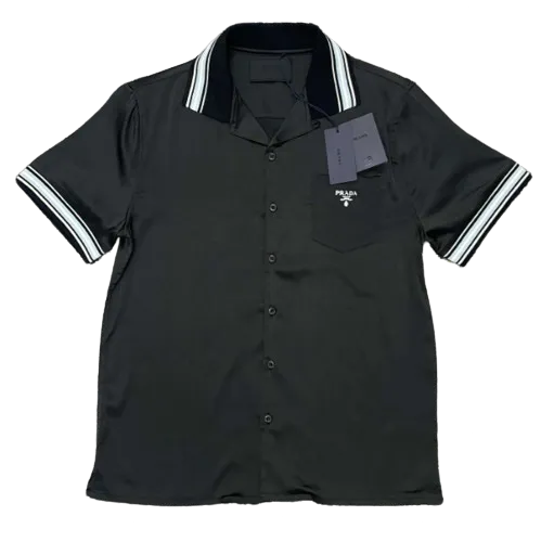 Prada Black Polo Shirt