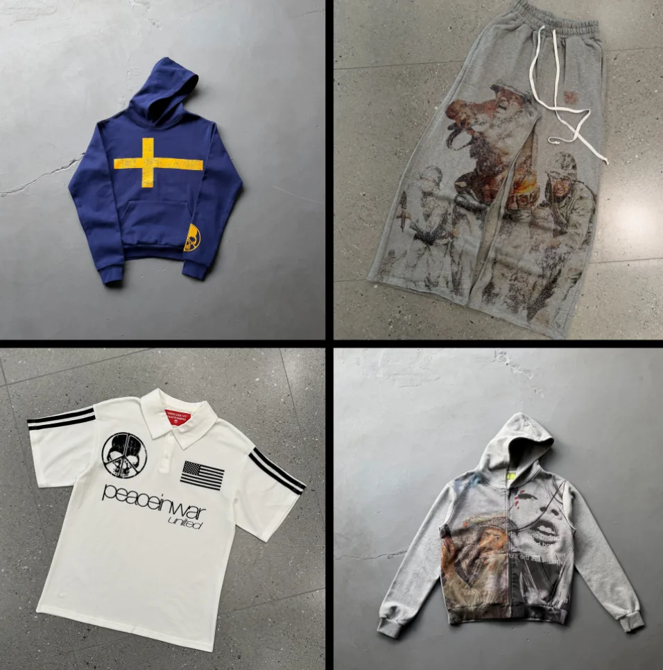Peace in War Graphic Hoodie