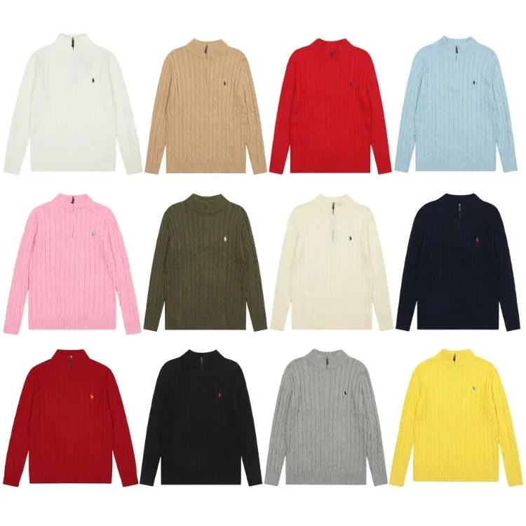 Polo Ralph Lauren Half-Zip Cable Knit Sweater