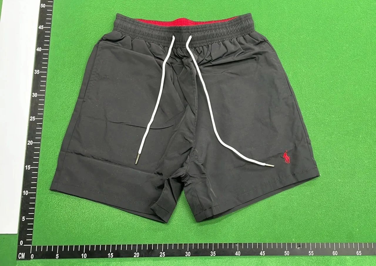 Polo-Style Swim Shorts