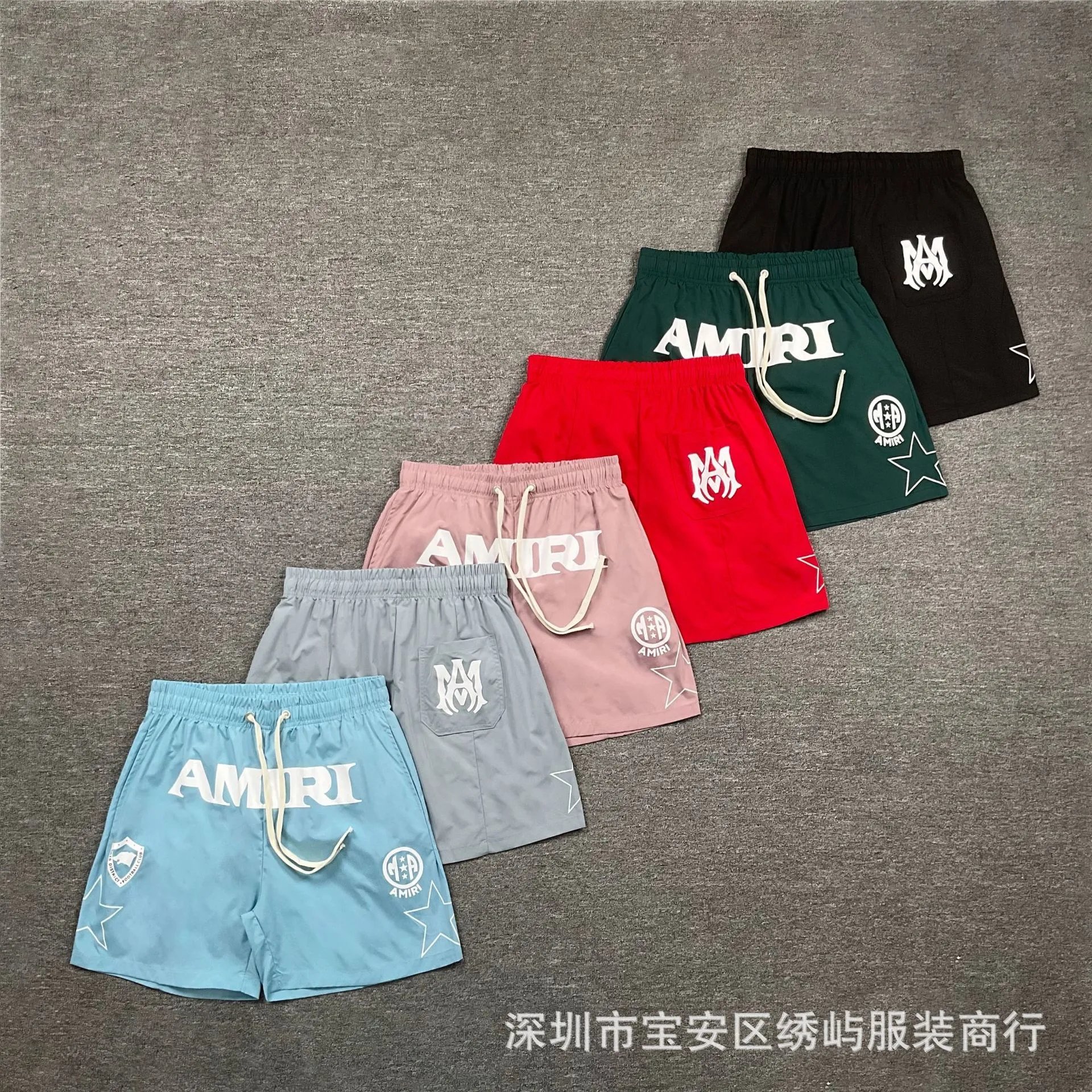 AM-Style Logo Mesh Shorts