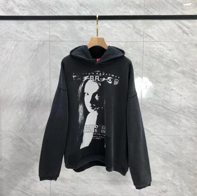 Vintage Washed Graphic Hoodie