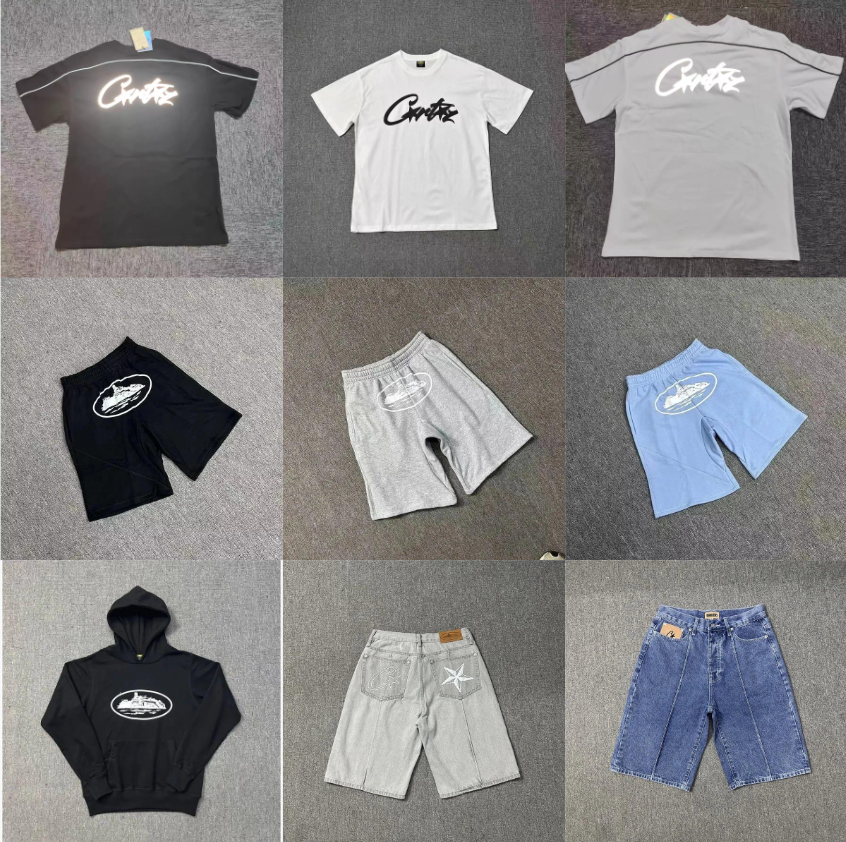 Streetwear Shorts Tee Hoodie Set