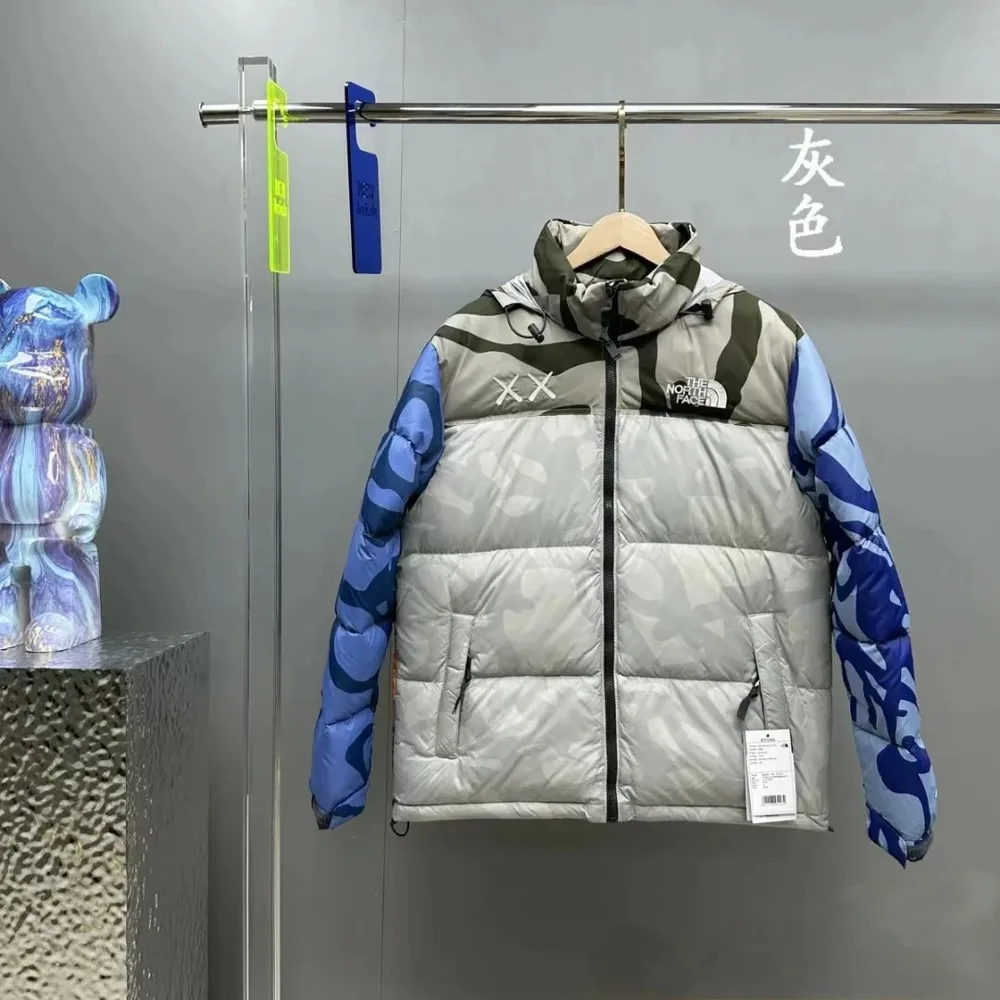 KAWS x TNF-Style Nuptse Down Jacket - Image 1